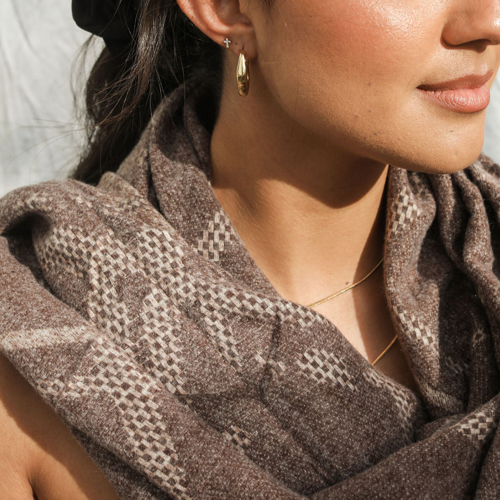 Scarf | Instinct Woven - Chocolate