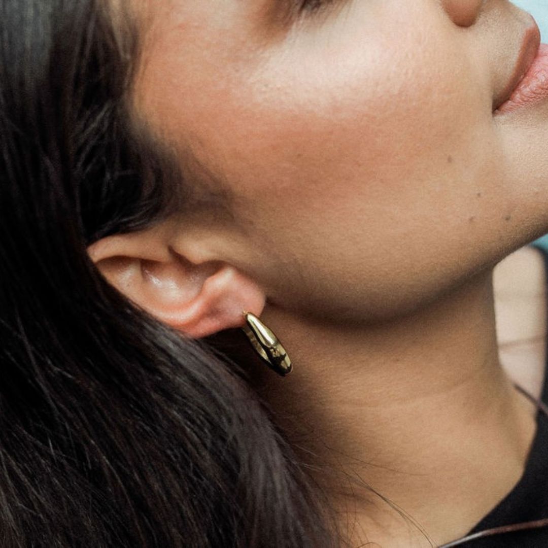 Earrings | Organic Hoop