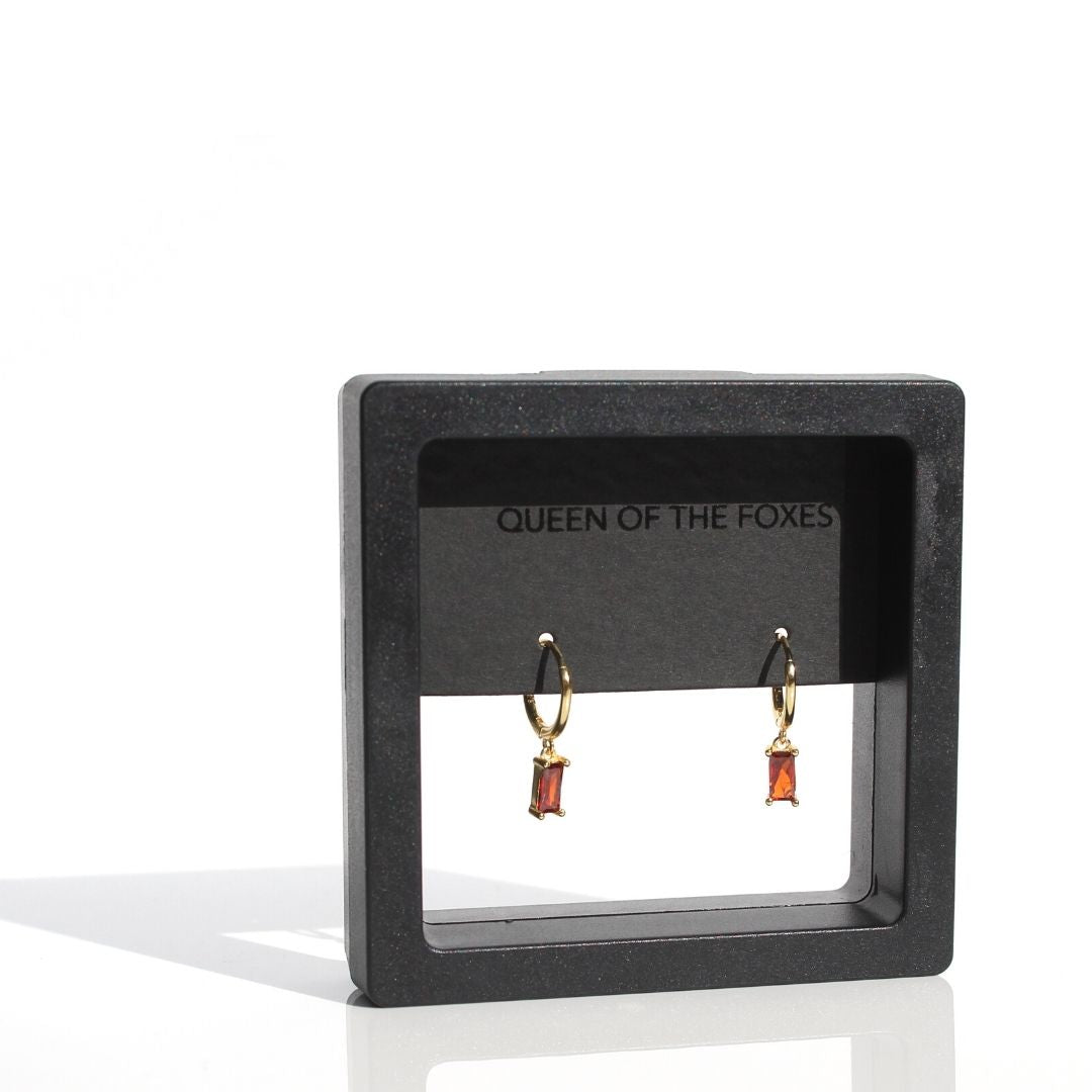 Earrings | Huggie Stone Drops