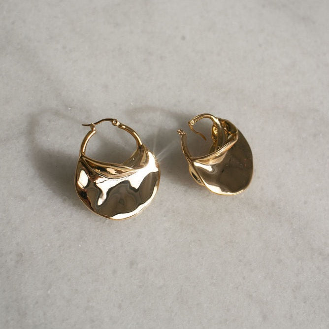 Earrings | Molten Hoop