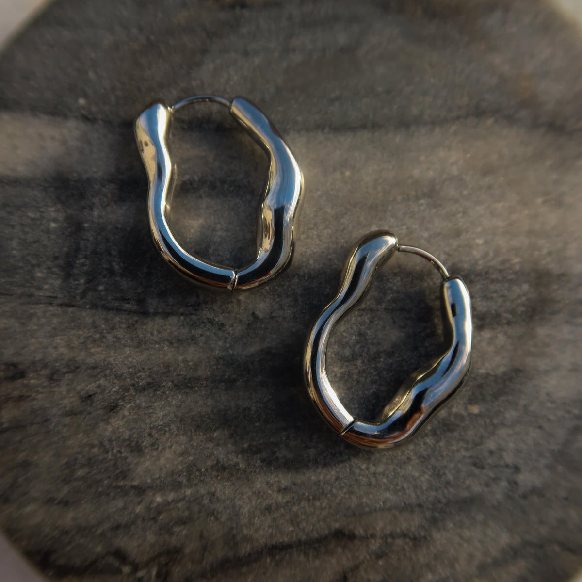 Earrings | Organic Hoop