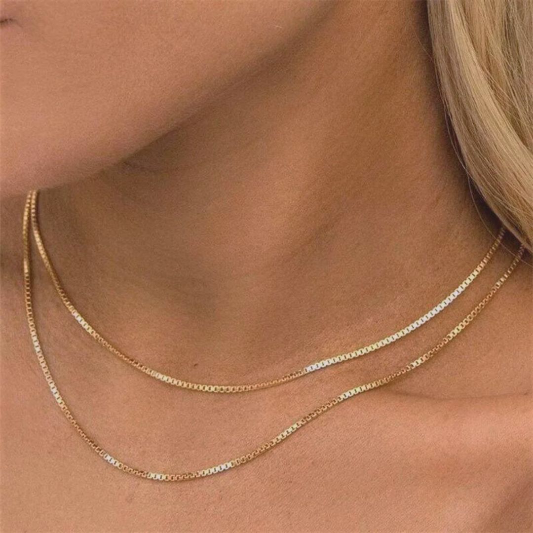 Necklace | X Long Box Chain
