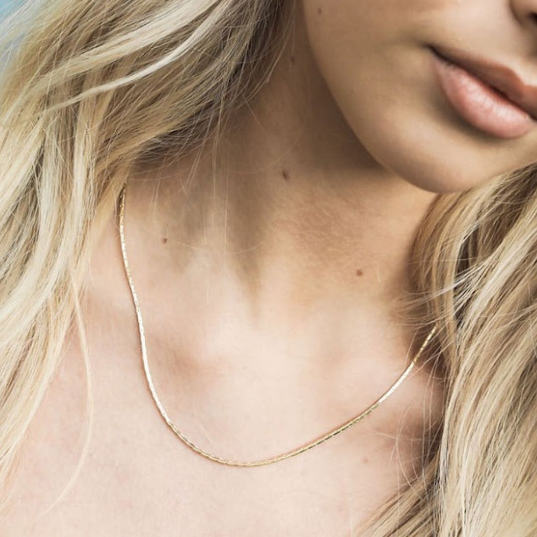 Necklace | Flat Box Link Chain