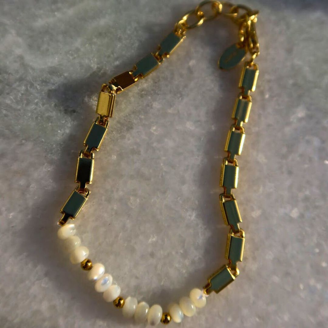 Bracelet | Pearl + Chain
