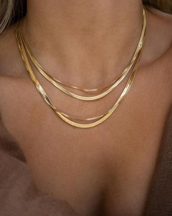 Necklace | X Long Box Chain