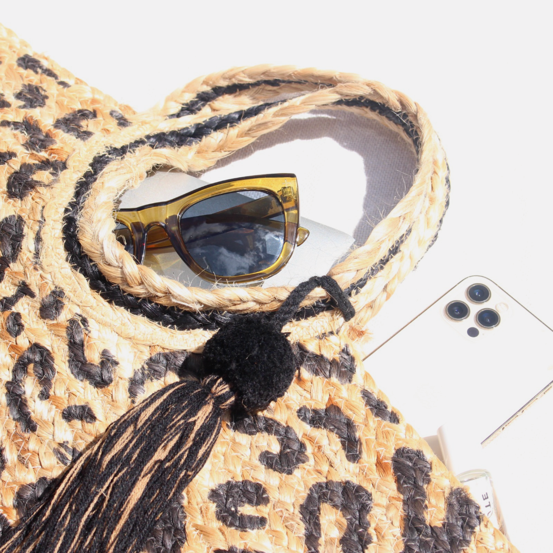 Bag | Animal Print with Bag Charm