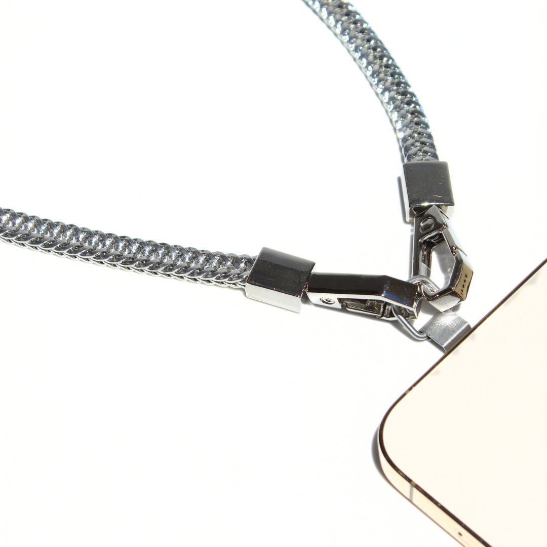 Phone Lanyard | Silver Chain