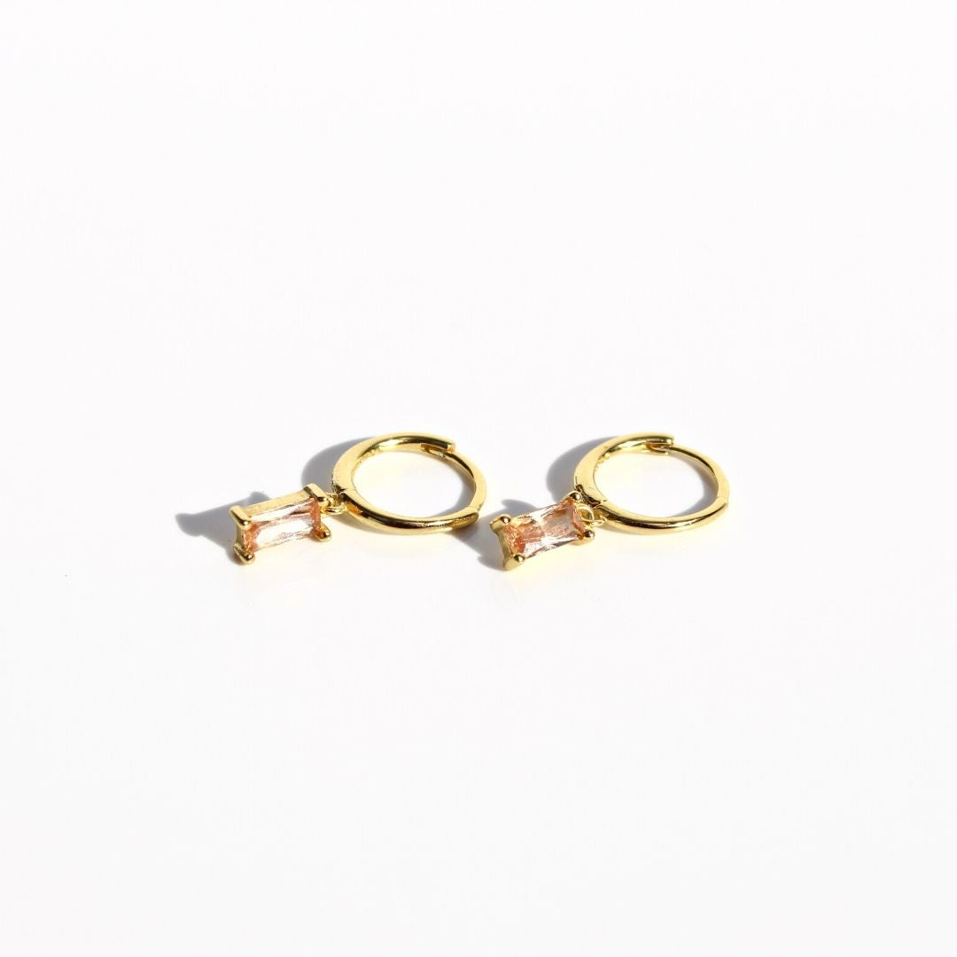 Earrings | Huggie Stone Drops