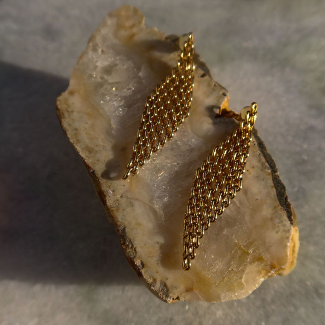 Earrings | Mesh Diamond