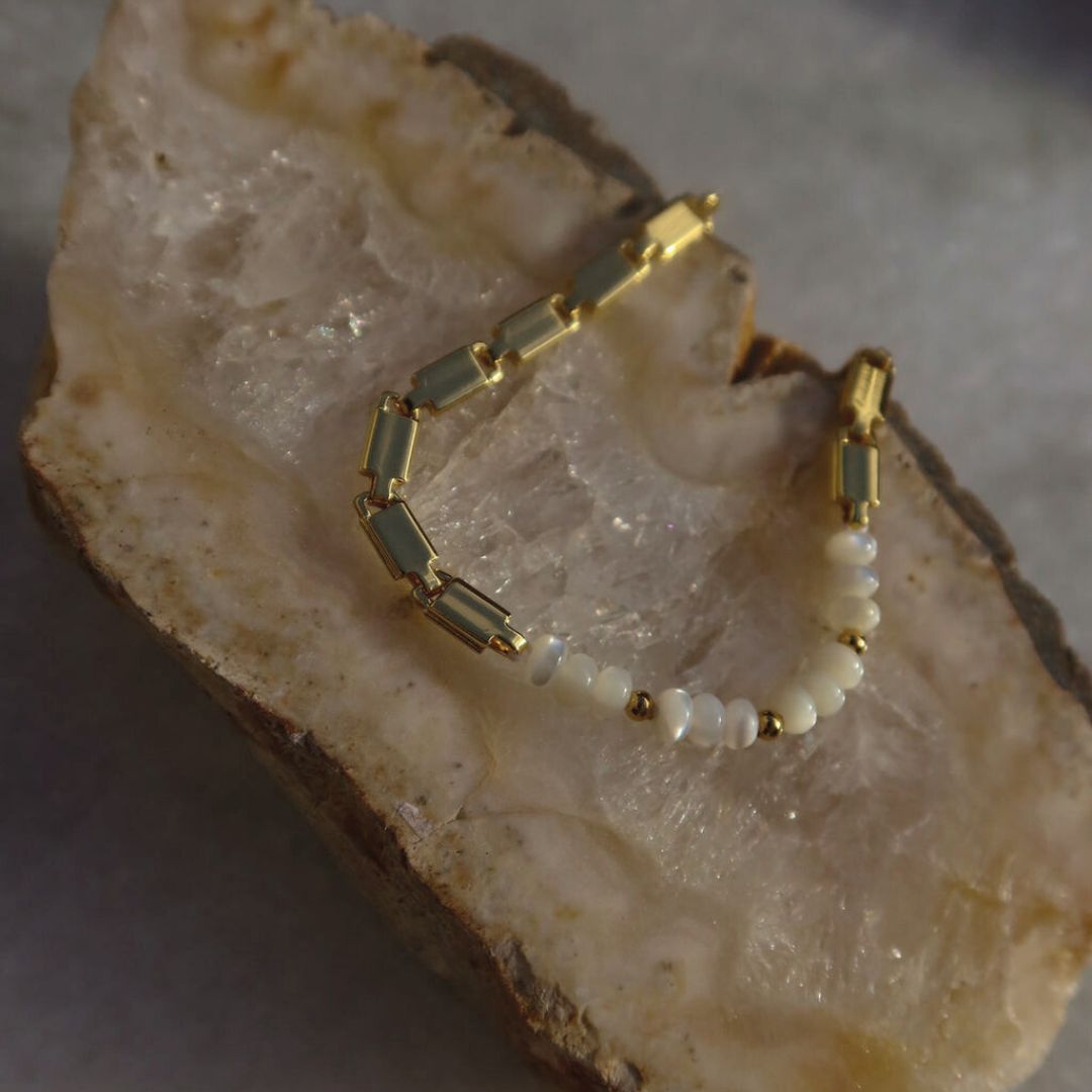 Bracelet | Pearl + Chain