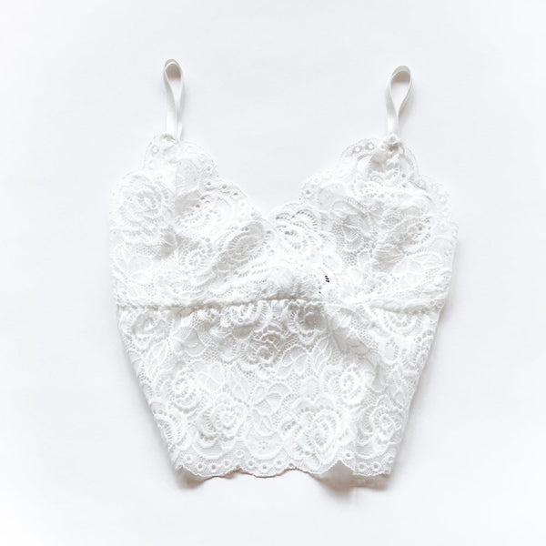 Lace Bralette | White by Queen Of The Foxes shop online now